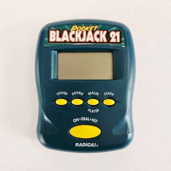 Radica Other - Radica Pocket Blackjack 21 Electronic Handheld Travel Card Game (1997 Edition)